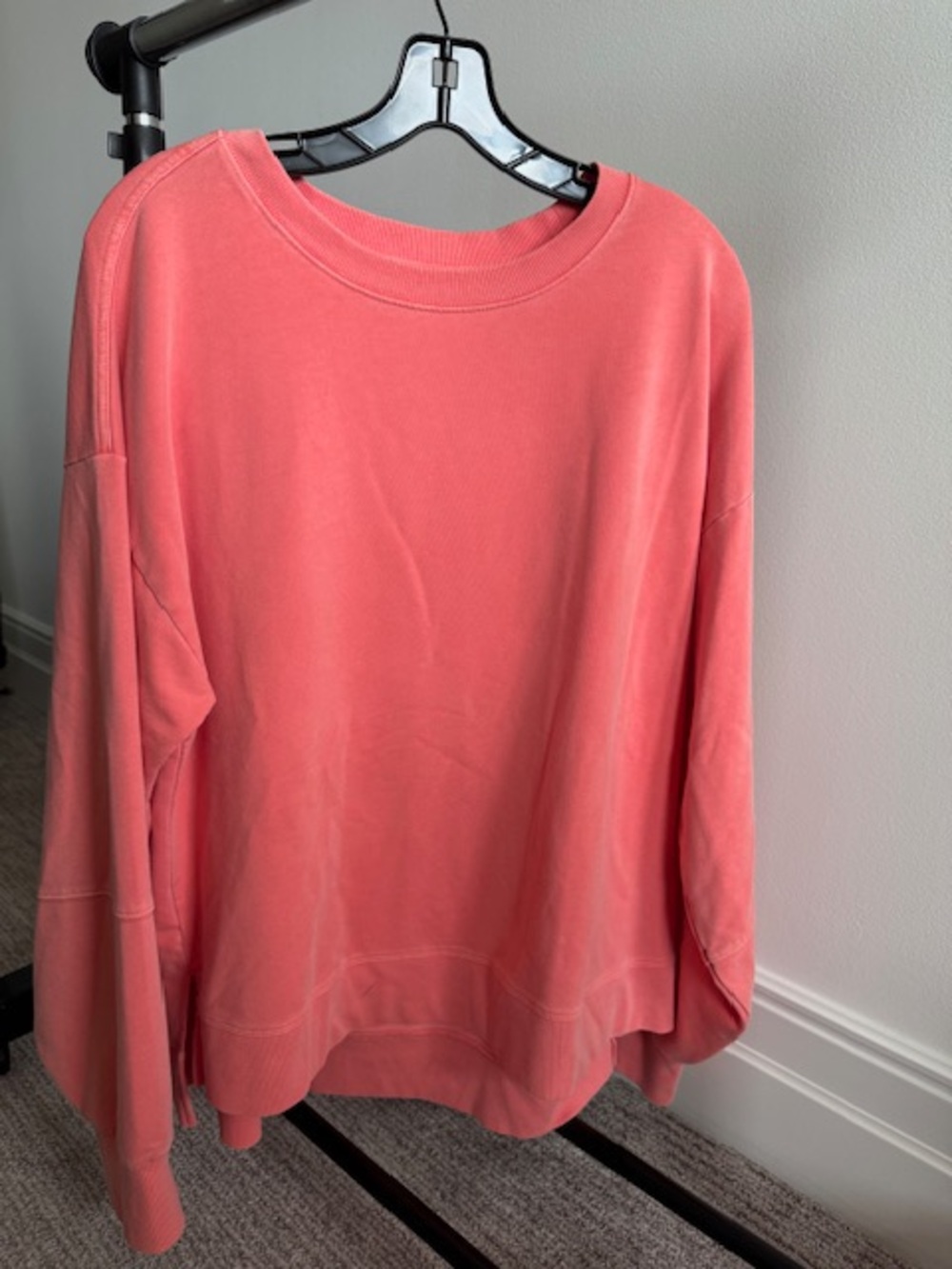 all in motion Coral Pink Relaxed Crewneck Sweatshirt